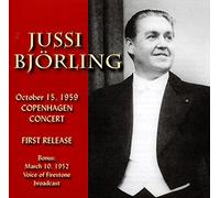 Wolfgang Amadeus Mozar Jussi Björling: October 15, 1959 - Copenhagen Concer (CD)