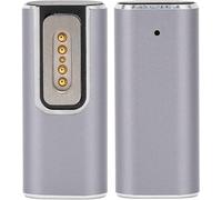 jussming Adattatore da USB C a 2 - T-Tip PD Trigger Converter per ricarica MacBook, 5 A 20 V Max, alloggiamento in lega di alluminio, adattatore compatto di tipo C femmina a 2