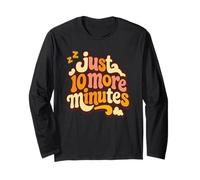 Just 10 More Minutes Night Owl Camicia Nightie Sleepyheads Maglia a Manica