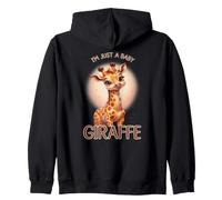 Just a Baby Giraffe - Animale Carino Felpa con Cappuccio