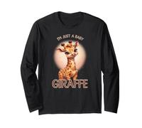 Just a Baby Giraffe - Animale Carino Maglia a Manica