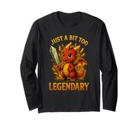 Just A Bit Too Legendary - Dolce drago con spada Maglia a Manica