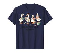 Just a Bookish Goose Cute Reading Aesthetic Maglietta
