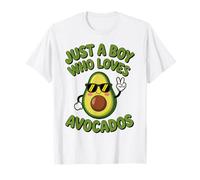 Just a Boy Who Loves Avocados Avocado Teen Boys Toddler Kid Maglietta