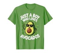 Just a Boy Who Loves Avocados Avocado Teen Boys Toddler Kid Maglietta