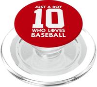 JUST A BOY WHO LOVES BASEBALL 10° COMPLEANNO PopSockets PopGrip per MagSafe