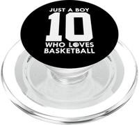 JUST A BOY WHO LOVES BASKETBALL 10° compleanno PopSockets PopGrip per MagSafe