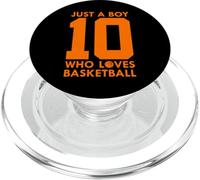 JUST A BOY WHO LOVES BASKETBALL 10° compleanno PopSockets PopGrip per MagSafe