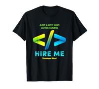 Just a Boy Who Loves Coding Graphic T-Shirts & Cool Designs Maglietta