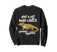 Just A Boy Who Loves Komodo Dragons Rettile Animali Regalo Felpa
