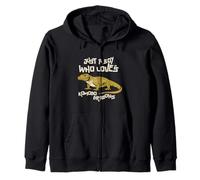 Just A Boy Who Loves Komodo Dragons Rettile Animali Regalo Felpa con Cappuccio