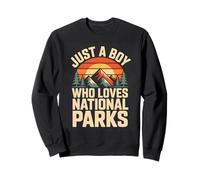 Just A Boy Who Loves National Parks Felpa