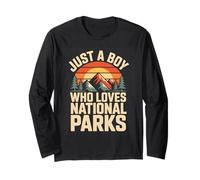 Just A Boy Who Loves National Parks Maglia a Manica