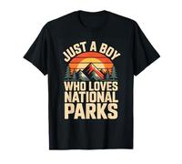 Just A Boy Who Loves National Parks Maglietta