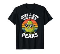 Just a Boy Who Loves Pears Pear Teen Boys Toddler Kid Maglietta
