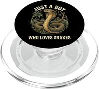 Just A Boy Who Loves Snakes Serpente Dal Naso A Porcino PopSockets PopGrip per MagSafe