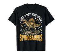 Just A Boy Who Loves Spinosaurus Maglietta