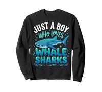 Just A Boy Who Loves Whale Sharks Felpa
