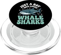 Just A Boy Who Loves Whale Sharks PopSockets PopGrip per MagSafe