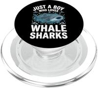 Just A Boy Who Loves Whale Sharks PopSockets PopGrip per MagSafe