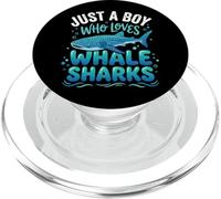 Just A Boy Who Loves Whale Sharks PopSockets PopGrip per MagSafe