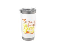 Just A Bunch Of Hocus Pocus Halloween Fall Witch Pumpkin Bicchiere termico in acciaio inox doppia parete