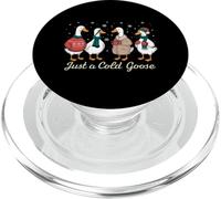 Just a Cold Goose Christmas Silly Season Uomini Donne Bambini Natale PopSockets PopGrip per MagSafe