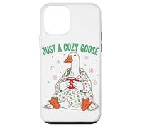 Just a Cozy Goose, divertente Natale per uomini, donne, bambini, Natale Custodia per iPhone 12 mini