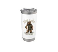 Just A Dad Who Always Came Back With The Milk Bicchiere termico in acciaio inox doppia parete