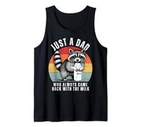 Just A Dad Who Came Back With The Milk Funny Father's Day Canotta