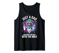 Just A Dad Who Came Back with The Milk Funny Raccoon Canotta