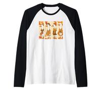 Just A Fall Goose Autumn Vibes - Fascino accogliente Maglia con Maniche Raglan
