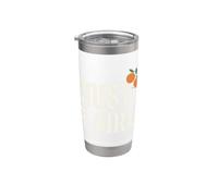 Just A Girl Gothic Typography Design Bicchiere termico in acciaio inox doppia parete