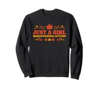 Just A Girl Romanticizing Autunno Stagione Autunno Accoglienti Felpa