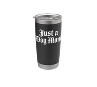 Just A Girl TShirt Gothic Goth Old English Blackletter Bicchiere termico in acciaio inox doppia parete
