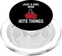 Just a Girl Who Hits Things - Guantoni da boxe da donna PopSockets PopGrip per MagSafe