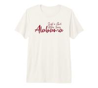 Just A Girl Who Loves Alabama Maglietta Premium