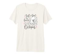 Just a Girl Who Loves an Octopus Cute Octopus Maglietta Premium