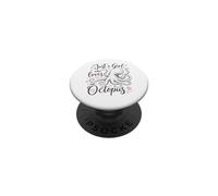 Just a Girl Who Loves an Octopus Cute Octopus PopSockets PopGrip Adesivo