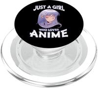 Just A Girl Who Loves Anime Regali per Teen Girls Anime Merch PopSockets PopGrip per MagSafe