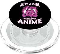 Just A Girl Who Loves Anime Regali per Teen Girls Anime Merch PopSockets PopGrip per MagSafe