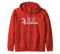 Just a Girl Who Loves Arizona. Cute Women's Teen Girls Tween Felpa con Cappuccio