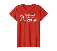 Just a Girl Who Loves Arizona. Cute Women's Teen Girls Tween Maglietta
