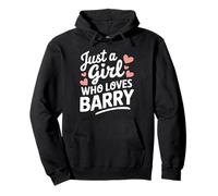 Just A Girl who loves BARRY T-Shirt Cute BARRY Felpa con Cappuccio