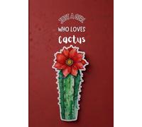 Just a Girl Who Loves Cactus Notebook - Red Edition | Watercolor Cacti Journal for Teens, Girls & Women - 120 Wide-Ruled Pages for Summer Gifts, Back-to-School & Everyday Positivity