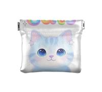 Just A Girl Who Loves Cats Moda Donna Portafoglio in Pelle Contanti Carino Borse Cosmetiche per la Borsa per Uomo Donna Viaggio guarda monedas para carro