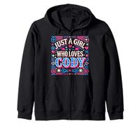 Just A Girl Who Loves Cody T-Shirt Cute Cody Felpa con Cappuccio