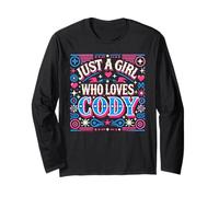 Just A Girl Who Loves Cody T-Shirt Cute Cody Maglia a Manica