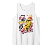 Just a Girl Who Loves Corn The Long Way, Divertente da Donna Canotta