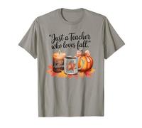 Just A Girl Who Loves Fall Pumpkin Cozy Autumn Maglietta